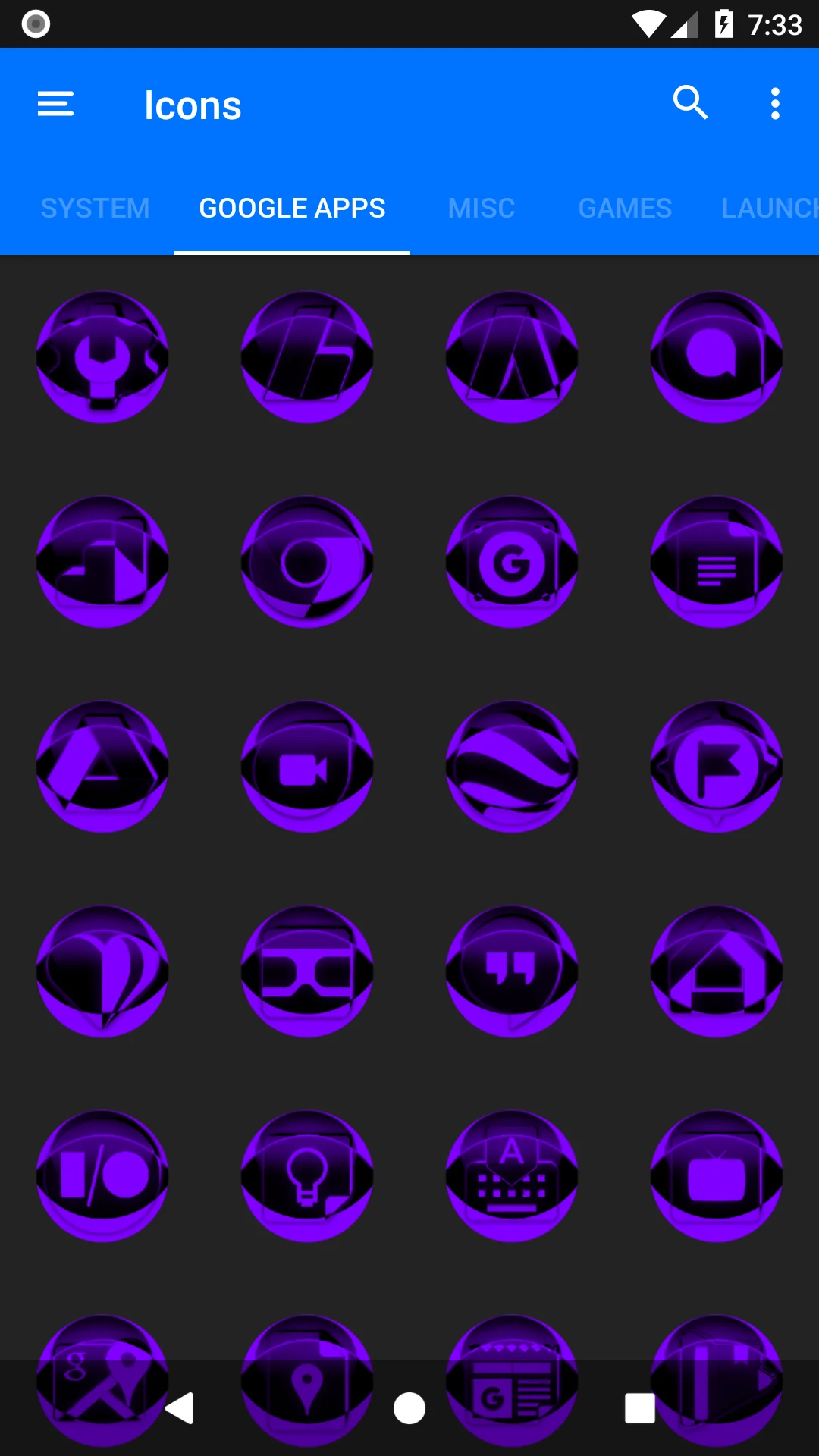 Purple Icon Pack Style 2 screenshot