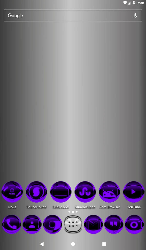 Purple Icon Pack Style 2 screenshot