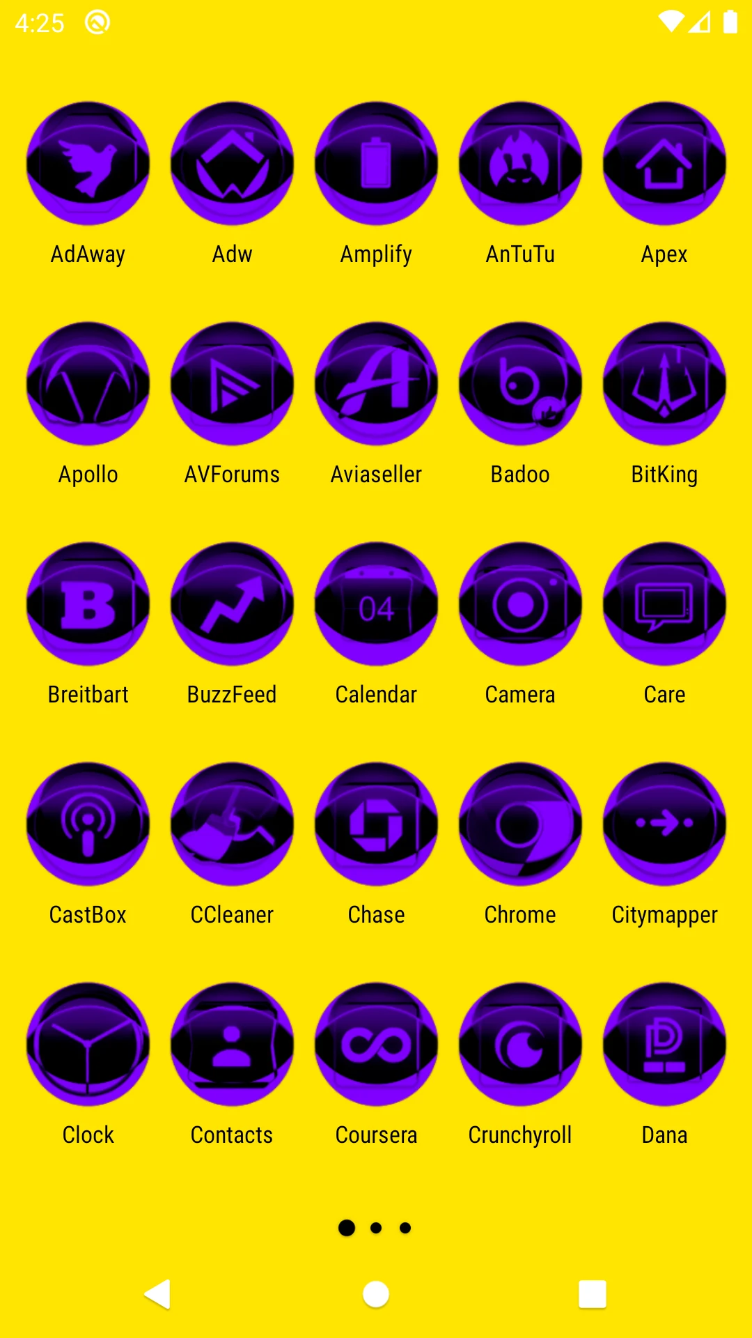 Purple Icon Pack Style 2 screenshot